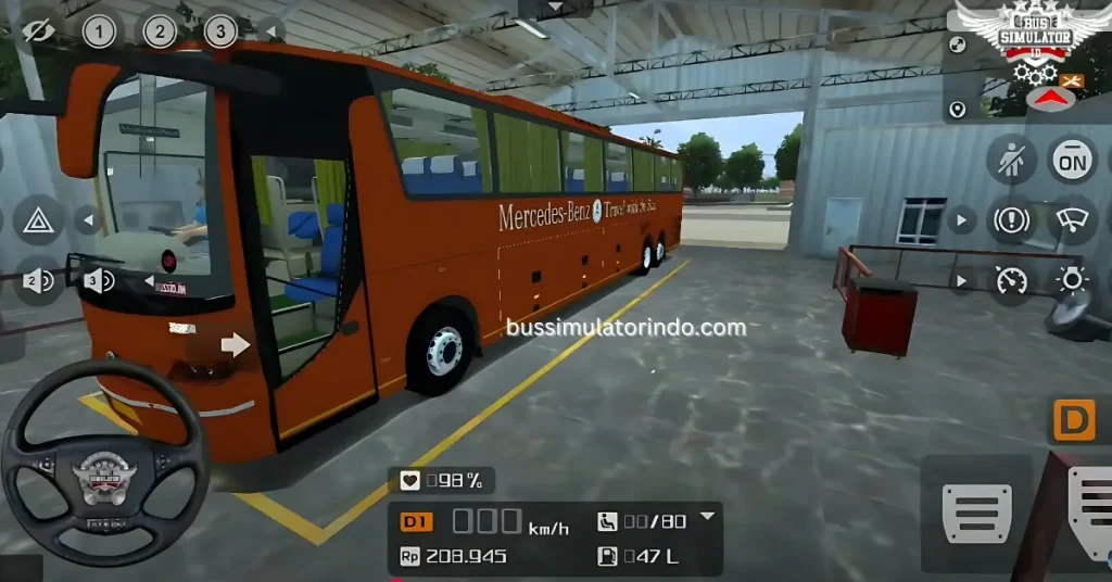 mercedes benz in bussid